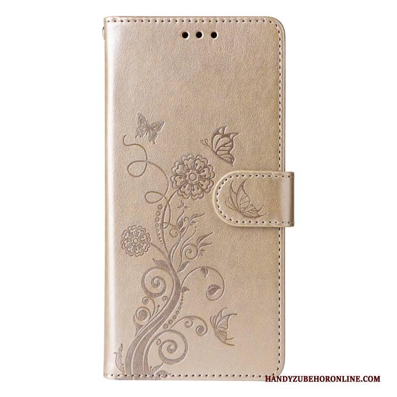 Lederhüllen Für Oppo Reno 13 5g Florales Muster