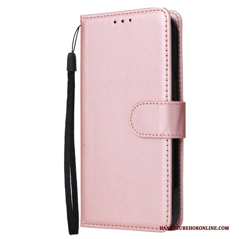 Lederhüllen Für Oppo Reno 14 5g Glattlederoptik Mit Riemen