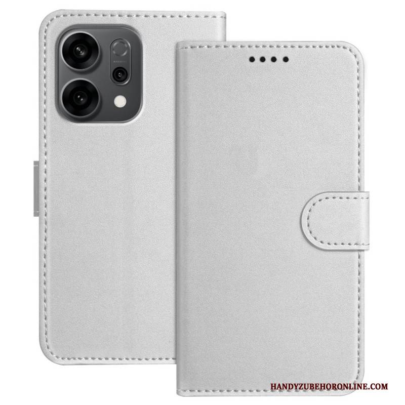 Lederhüllen Für Oppo Reno 14 5g Ziernähte