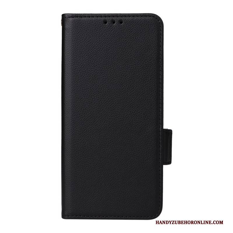 Lederhüllen Für Oppo Reno 14 Pro 5g Litschi-textur Mit Trageriemen