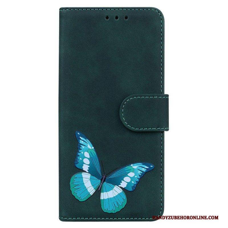 Lederhüllen Für Oppo Reno 8 Pro Schmetterling