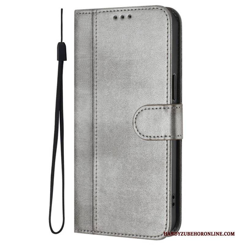 Lederhüllen Für Realme 14 5g Retro-naht