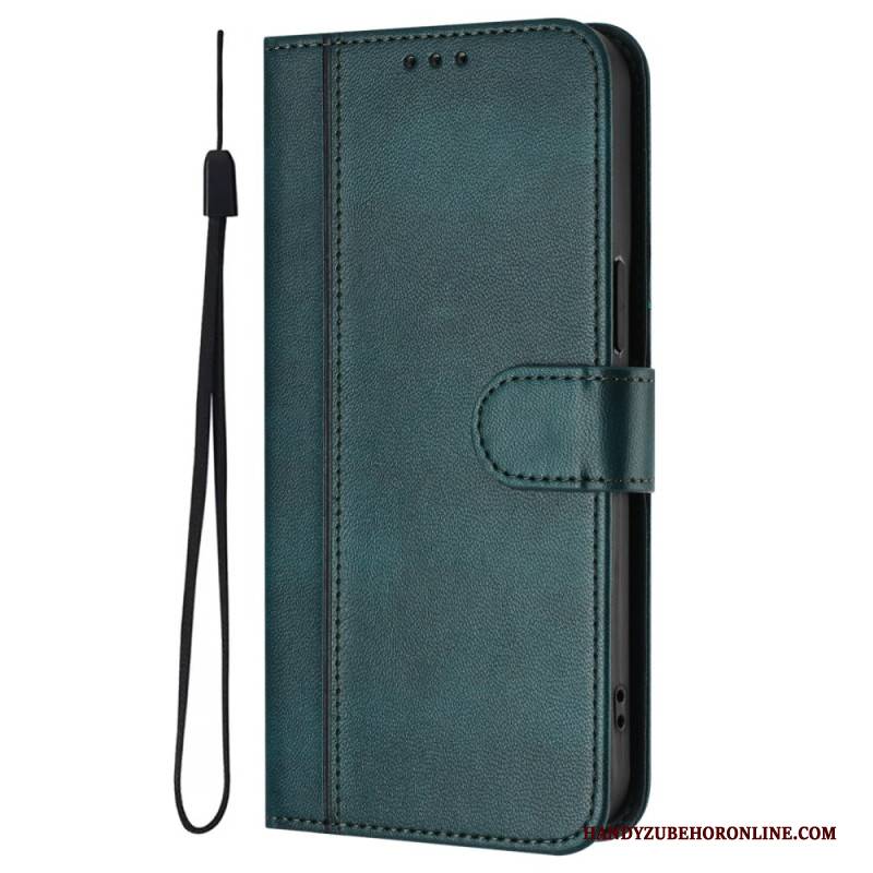 Lederhüllen Für Realme 14 5g Retro-naht