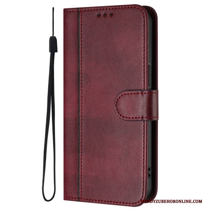 Lederhüllen Für Realme 14 5g Retro-naht