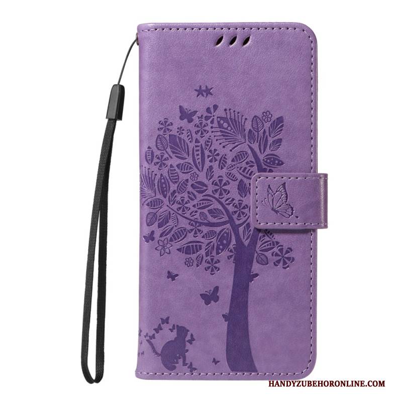 Lederhüllen Für Realme 14 Pro Plus 5g Katzenbaum