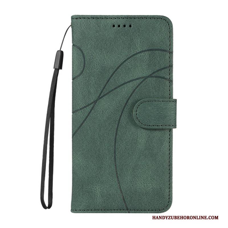 Lederhüllen Für Realme 14t 5g Wellenstruktur