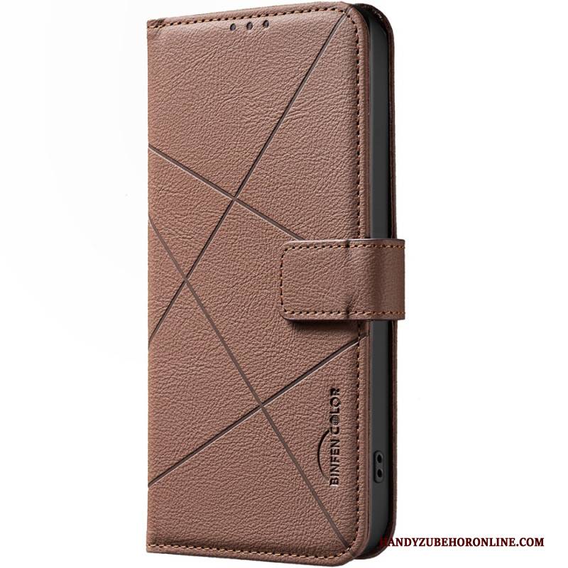 Lederhüllen Für Realme 14x 5g Streifen (binfen Color)
