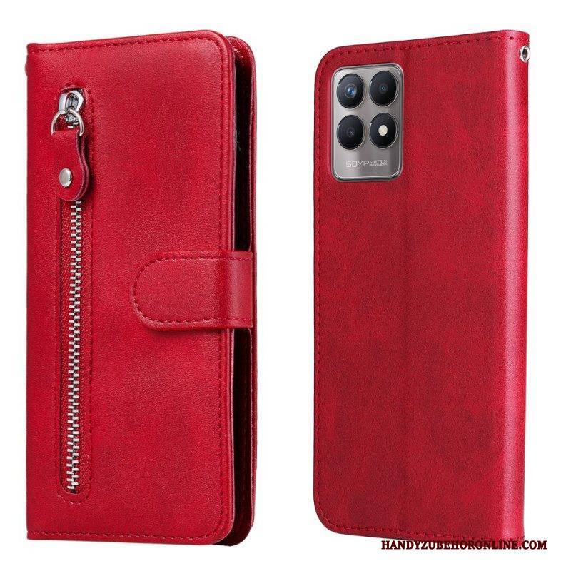 Lederhüllen Für Realme 8i Vintage Geldbörse