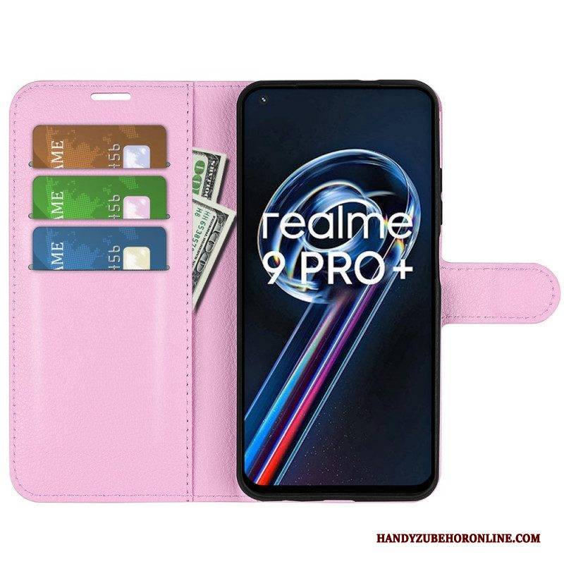 Lederhüllen Für Realme 9 Pro Plus Klassisch