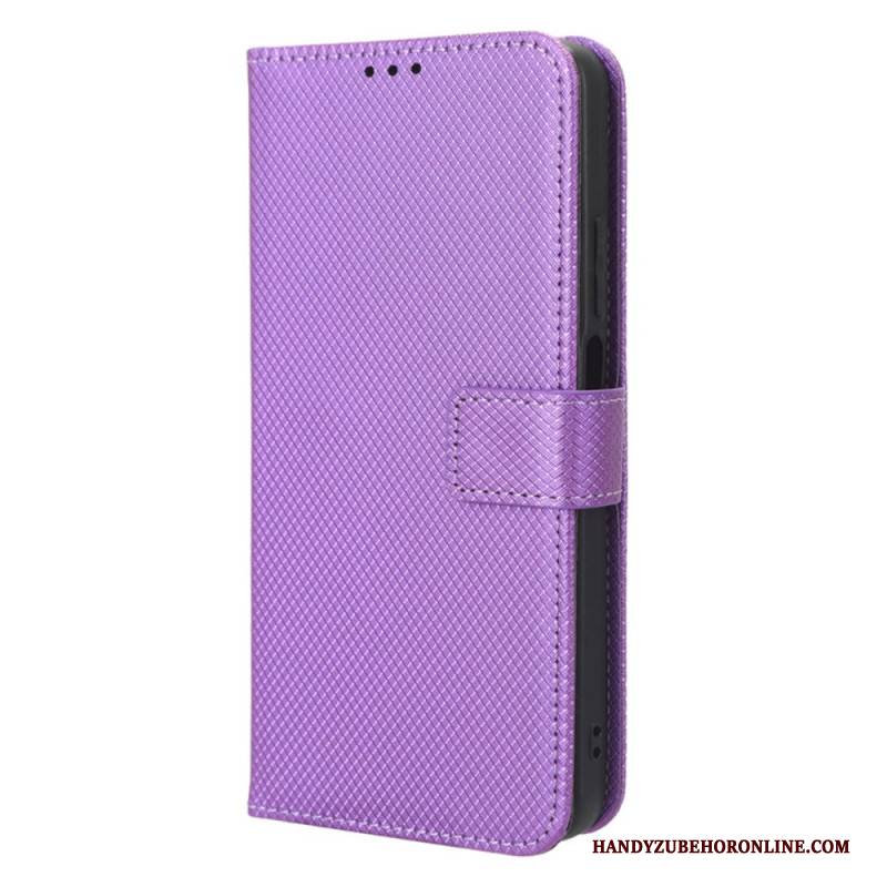 Lederhüllen Für Realme C55 Geldbörse Mit Riemen Und Struktur