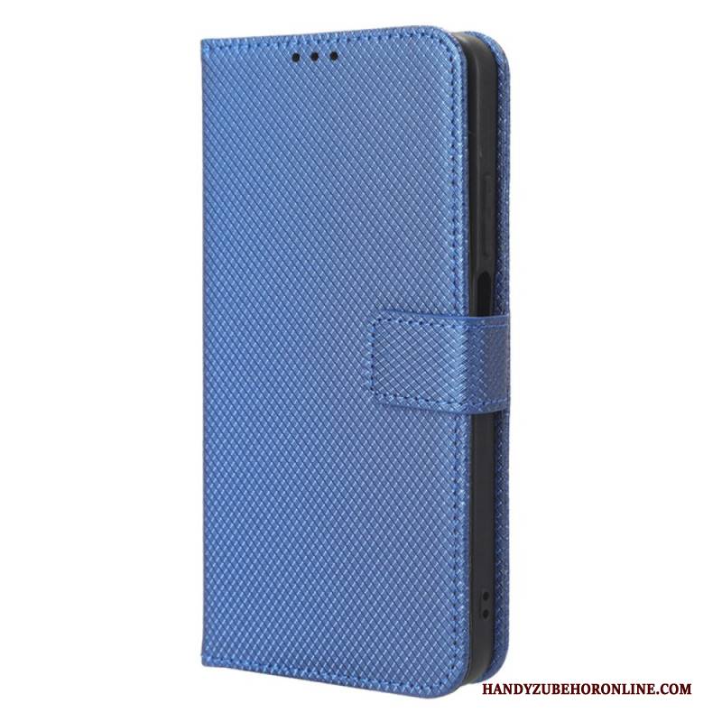 Lederhüllen Für Realme C55 Geldbörse Mit Riemen Und Struktur