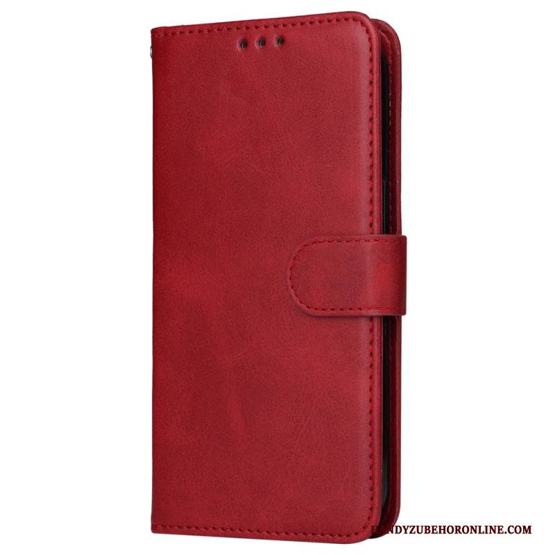 Lederhüllen Für Realme C61 Glatte Lederoptik