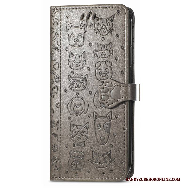 Lederhüllen Für Realme C75 Animierte Tiere