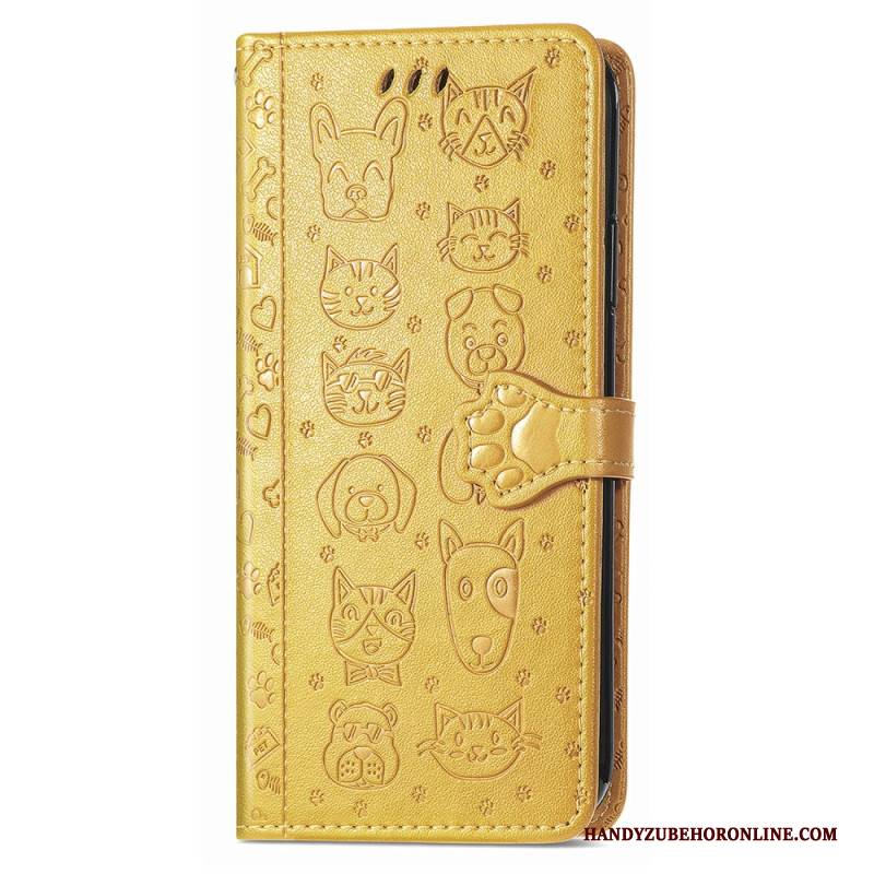 Lederhüllen Für Realme C75 Animierte Tiere