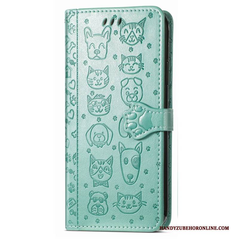 Lederhüllen Für Realme C75 Animierte Tiere