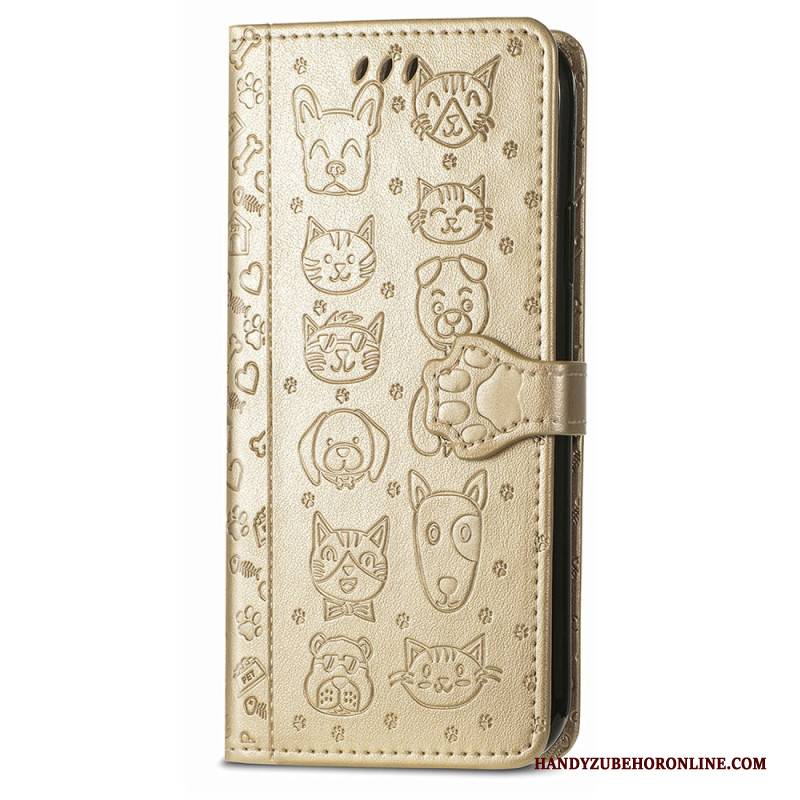 Lederhüllen Für Realme C75 Animierte Tiere