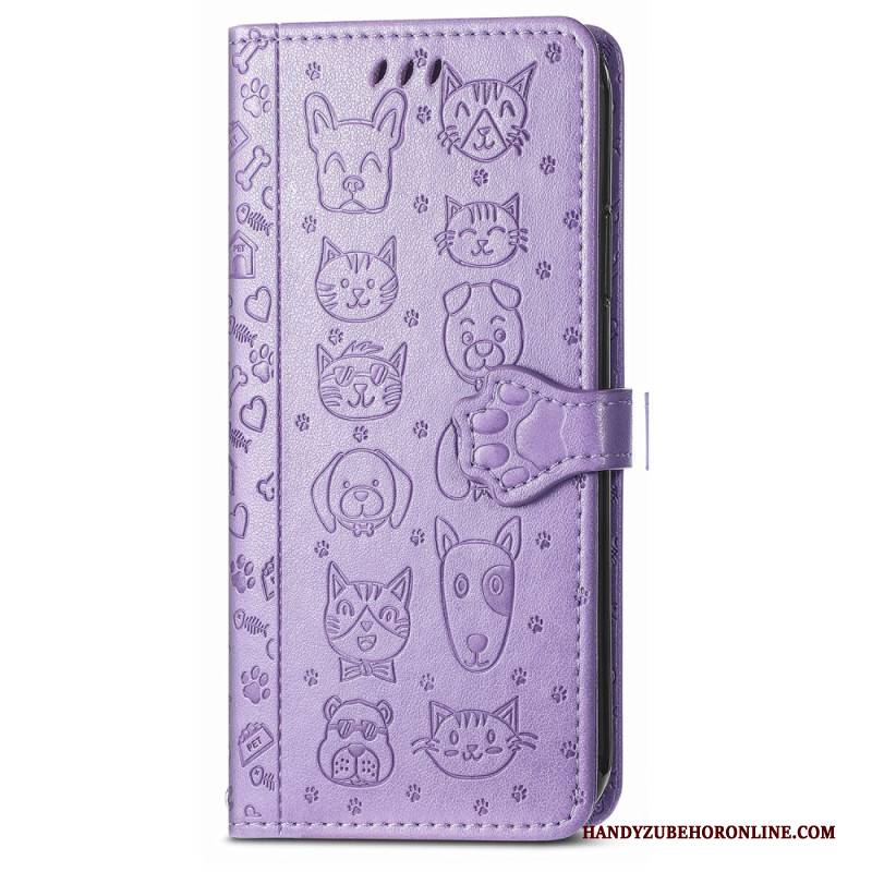 Lederhüllen Für Realme C75 Animierte Tiere