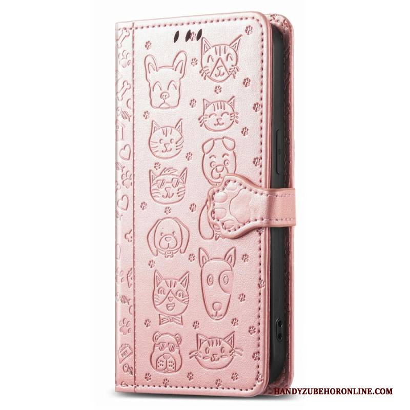 Lederhüllen Für Realme C75 Animierte Tiere