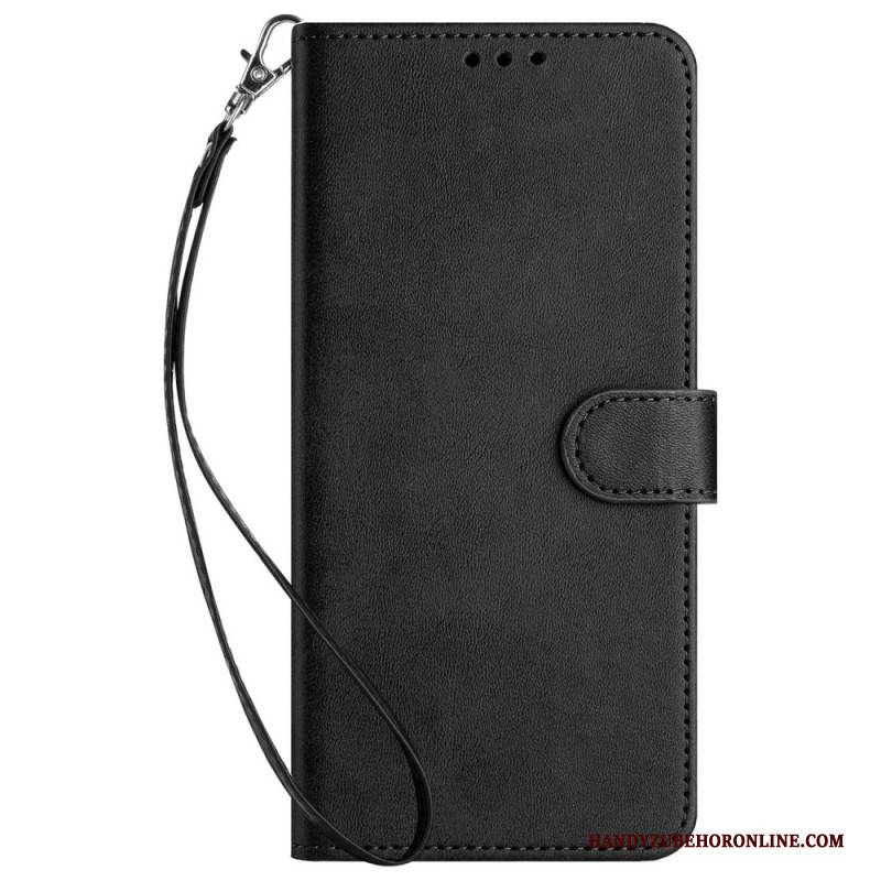 Lederhüllen Für Realme Note 60 Matte Riemenoptik