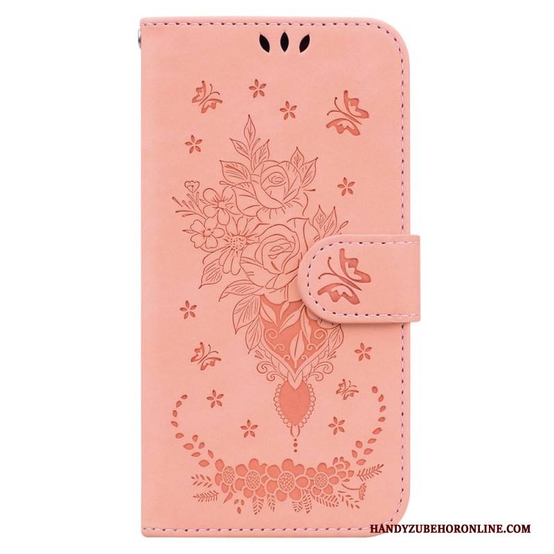 Lederhüllen Für Realme Note 60 Rosen-wildleder Effekt