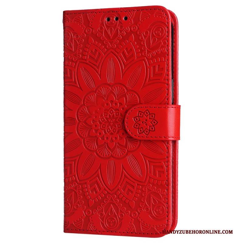 Lederhüllen Für Realme Note 60x Sonnenblumenmuster