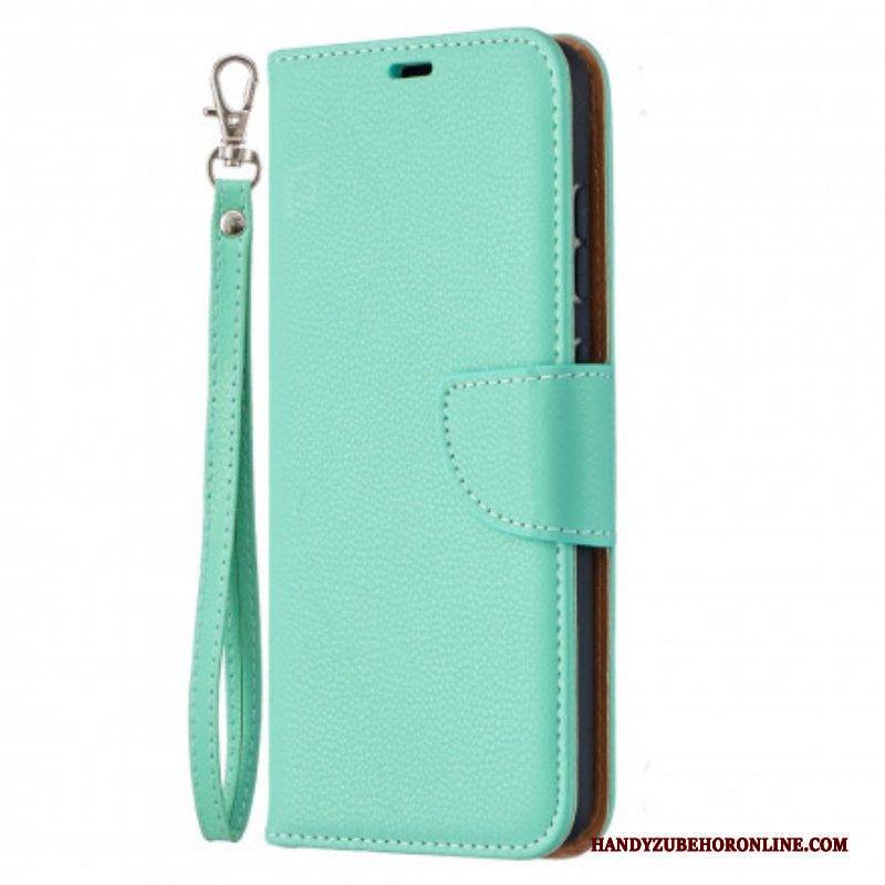 Lederhüllen Für Samsung Galaxy A52 4G / A52 5G / A52s 5G Flip Case Lychee Rabat Oblique
