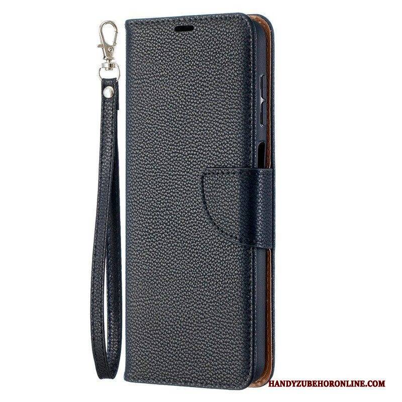 Lederhüllen Für Samsung Galaxy M12 / A12 Flip Case Lychee Rabat Oblique