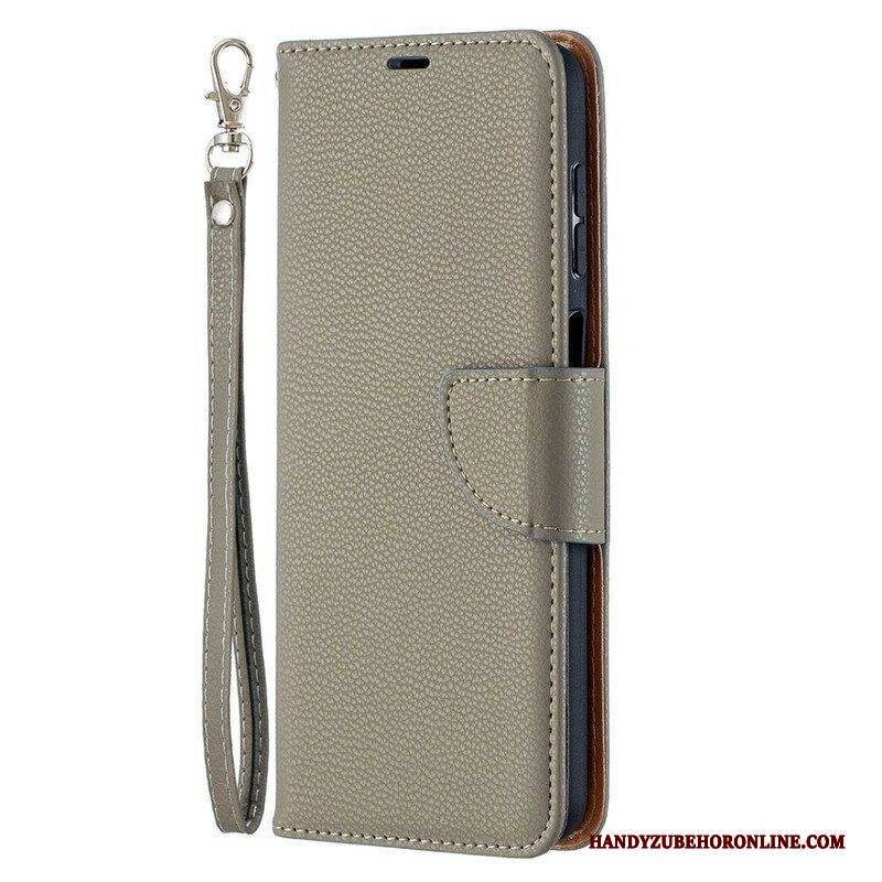 Lederhüllen Für Samsung Galaxy M12 / A12 Flip Case Lychee Rabat Oblique