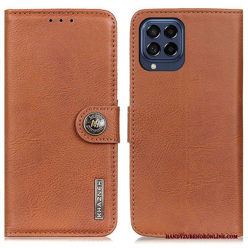Lederhüllen Für Samsung Galaxy M53 5G Kunstleder Khazneh