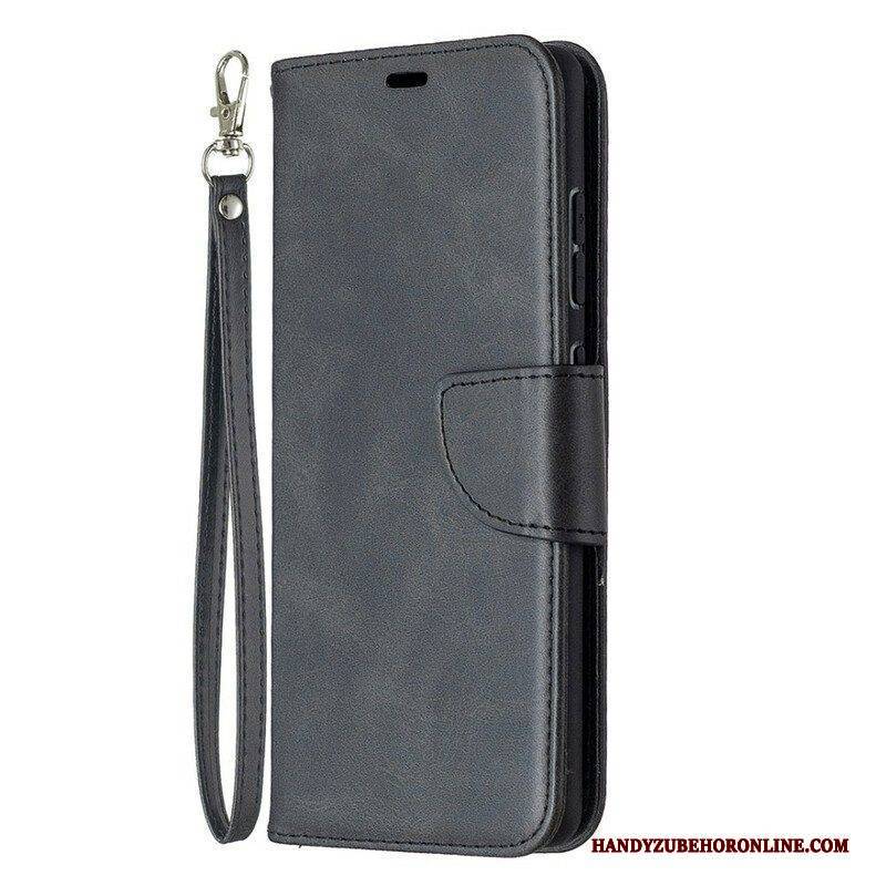 Lederhüllen Für Samsung Galaxy S20 FE Flip Case Glatte Klappe Schräg