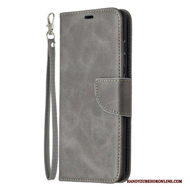 Lederhüllen Für Samsung Galaxy S20 FE Flip Case Glatte Klappe Schräg