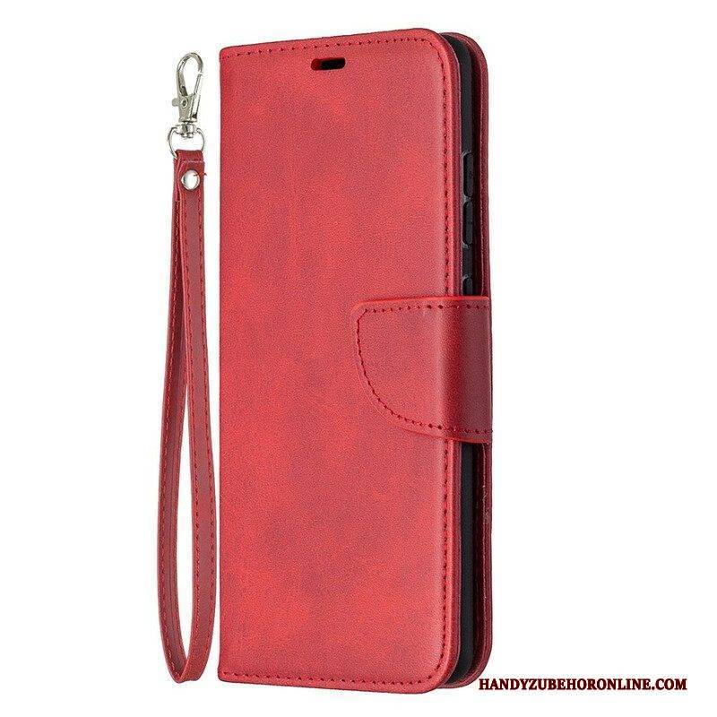 Lederhüllen Für Samsung Galaxy S20 FE Flip Case Glatte Klappe Schräg