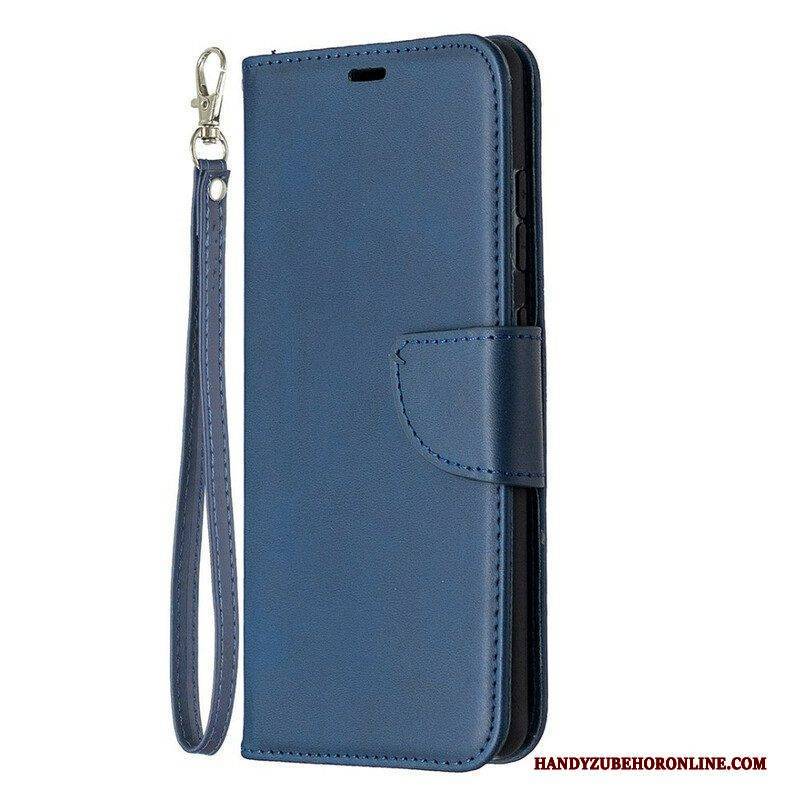 Lederhüllen Für Samsung Galaxy S20 FE Flip Case Glatte Klappe Schräg