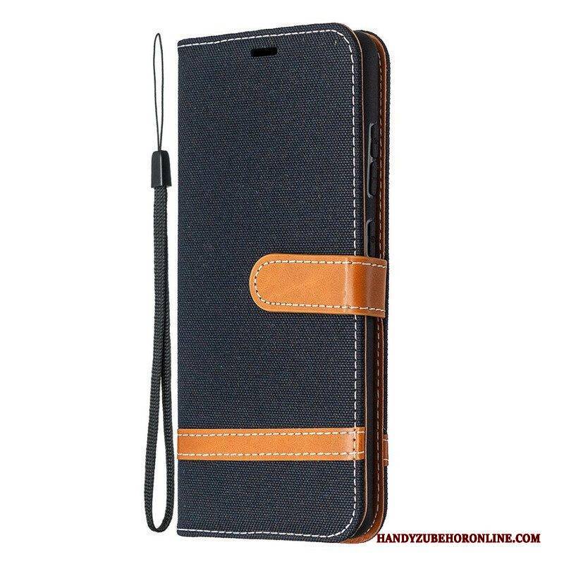 Lederhüllen Für Samsung Galaxy S20 FE Mit Kordel Armband In Stoff- Und Lederoptik