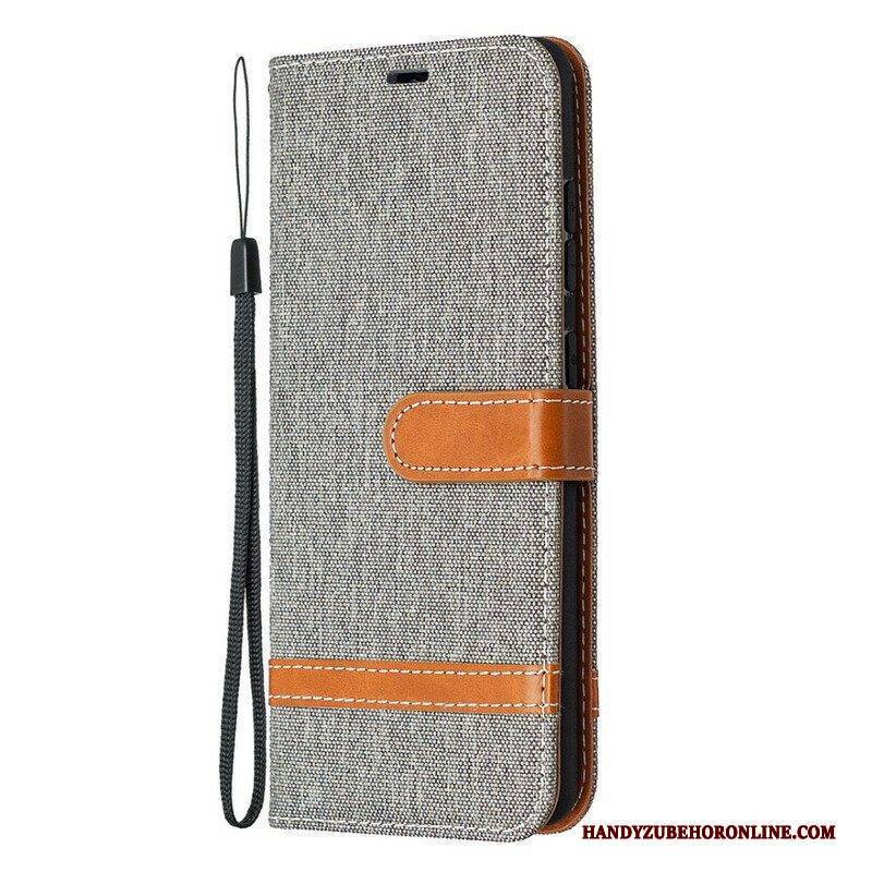 Lederhüllen Für Samsung Galaxy S20 FE Mit Kordel Armband In Stoff- Und Lederoptik