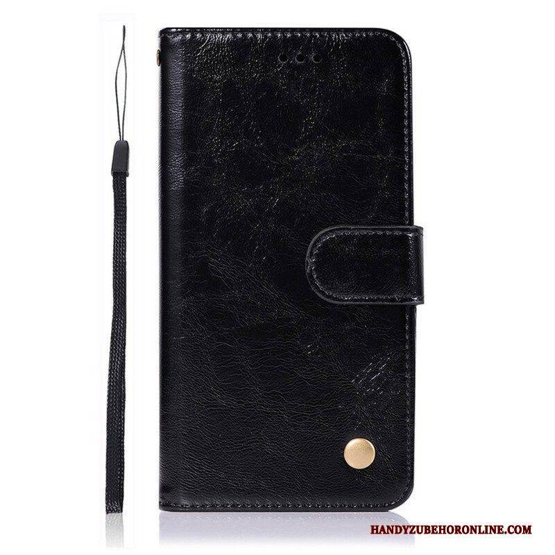 Lederhüllen Für Samsung Galaxy S20 FE Mit Kordel Riemchen-vintage-ledereffekt