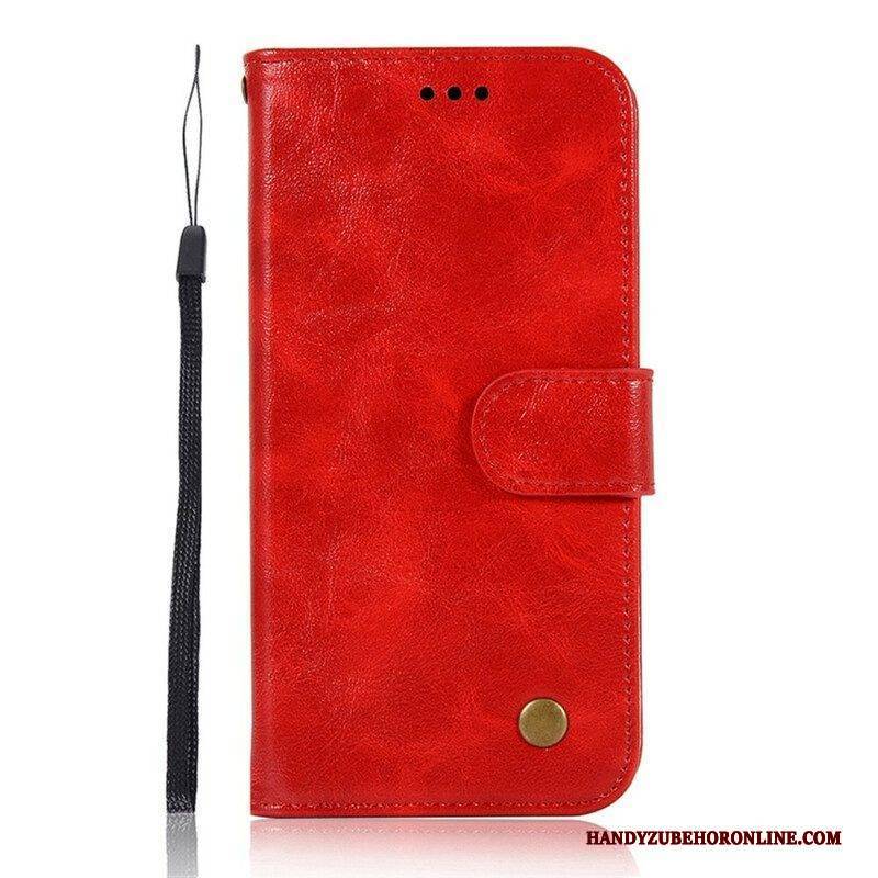 Lederhüllen Für Samsung Galaxy S20 FE Mit Kordel Riemchen-vintage-ledereffekt