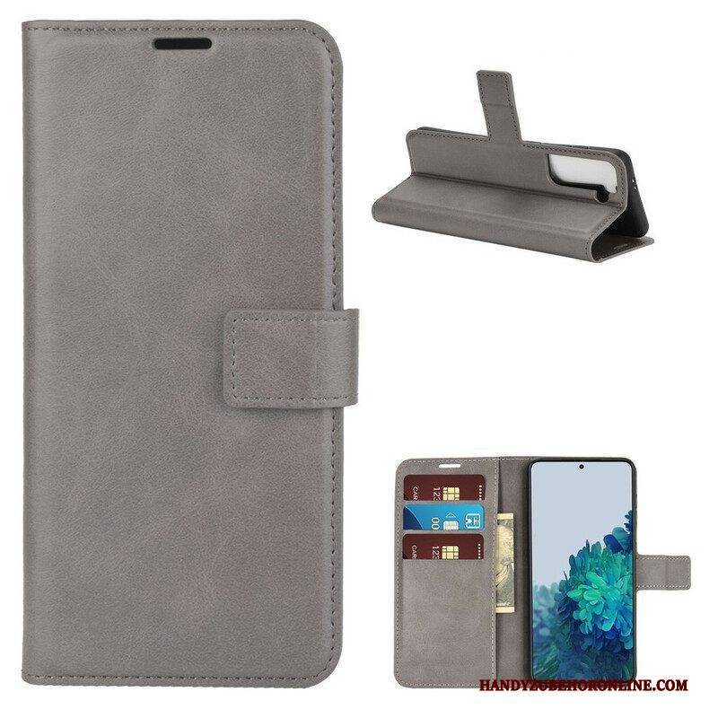 Lederhüllen Für Samsung Galaxy S21 5G Kunstleder Slim