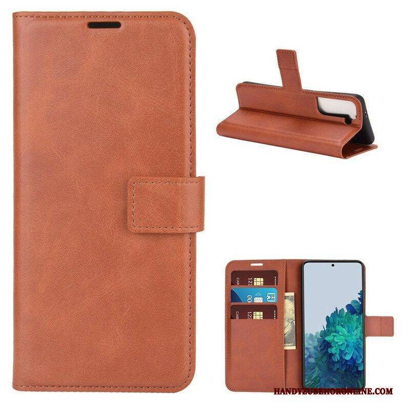 Lederhüllen Für Samsung Galaxy S21 5G Kunstleder Slim