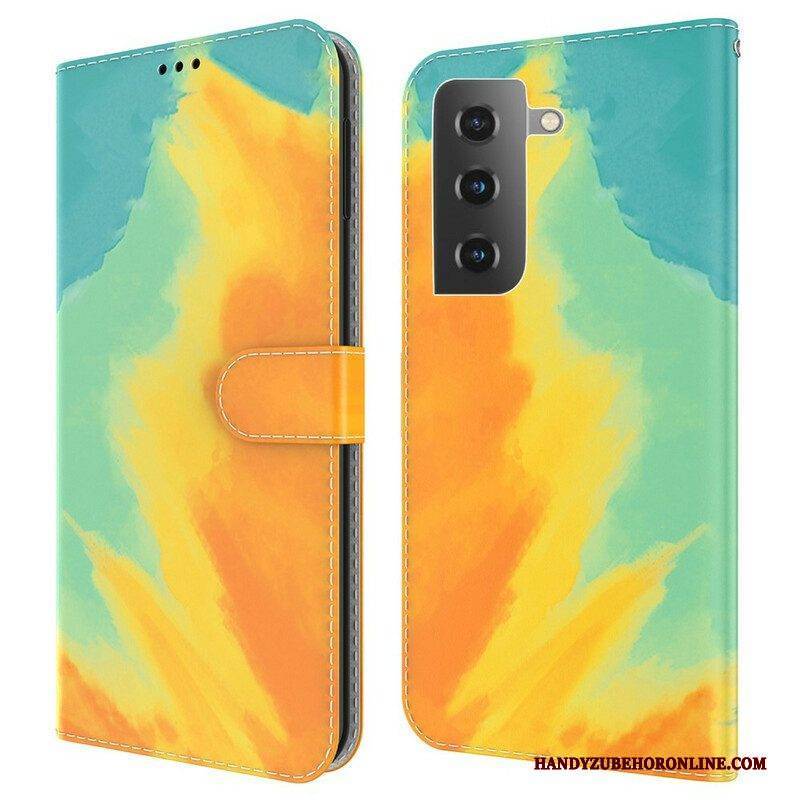 Lederhüllen Für Samsung Galaxy S21 FE Abstraktion