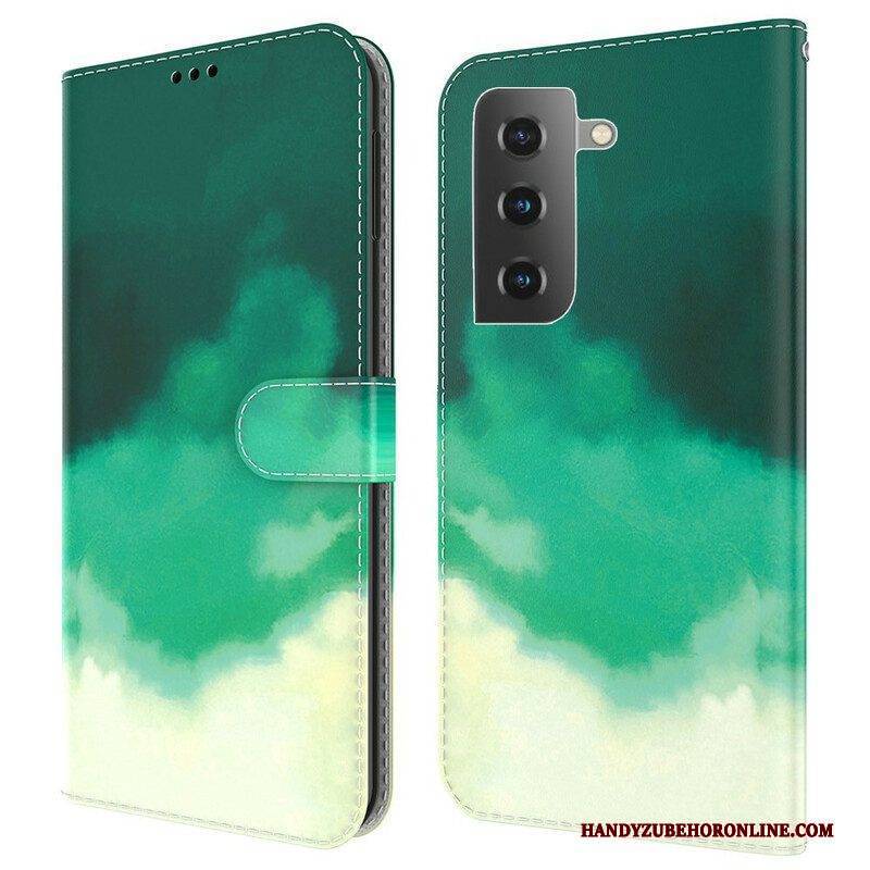 Lederhüllen Für Samsung Galaxy S21 FE Abstraktion