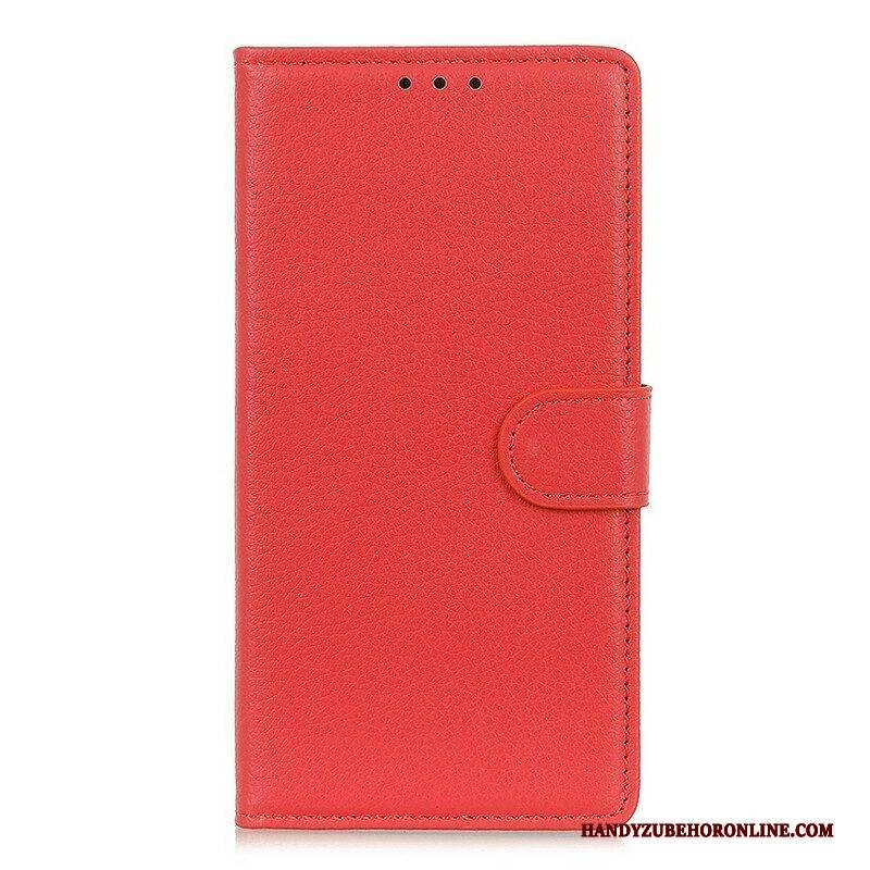 Lederhüllen Für Samsung Galaxy S21 FE Traditionelles Kunstleder