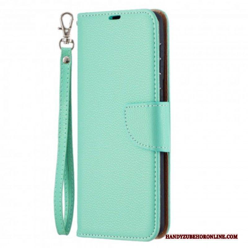 Lederhüllen Für Samsung Galaxy S21 Plus 5G Flip Case Lychee Rabat Oblique