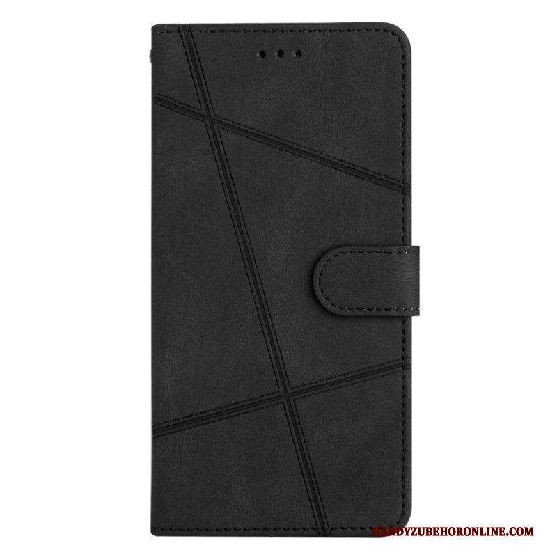 Lederhüllen Für Samsung Galaxy S23 Ultra 5G Mit Kordel Lanyard-linien