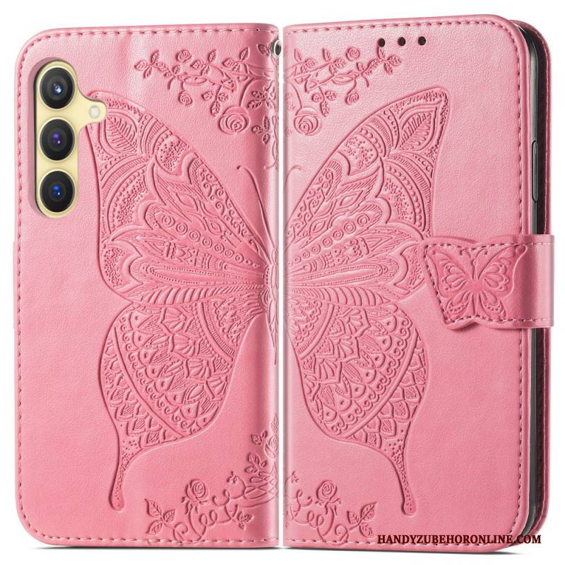 Lederhüllen Für Samsung Galaxy S25 5g Barockschmetterling