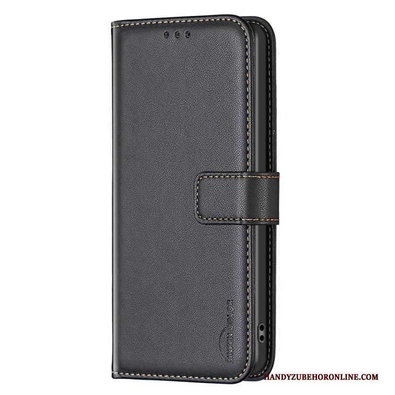 Lederhüllen Für Samsung Galaxy S25 5g Edge Klassische Binfen-farbe