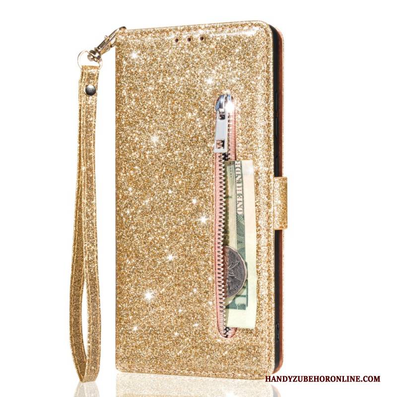 Lederhüllen Für Samsung Galaxy S25 5g Edge Pailletten-geldbörse