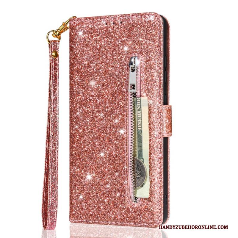 Lederhüllen Für Samsung Galaxy S25 5g Edge Pailletten-geldbörse