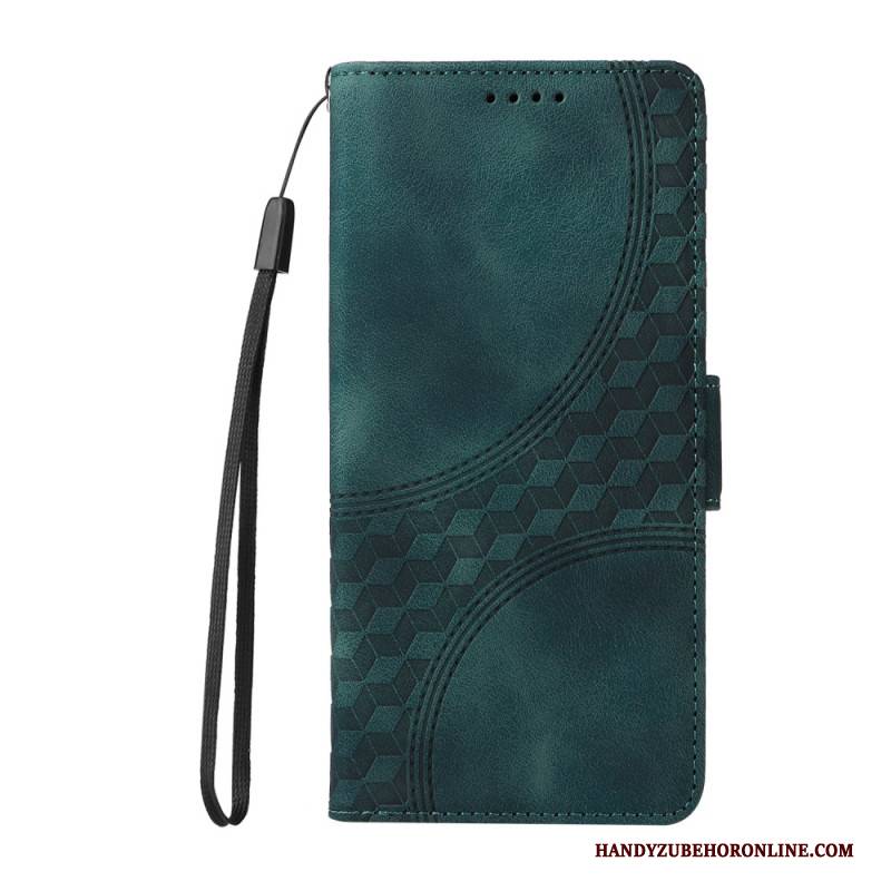 Lederhüllen Für Samsung Galaxy S25 5g Grafischer Rand