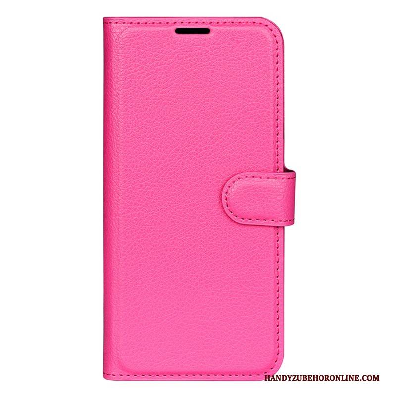 Lederhüllen Für Samsung Galaxy S25 5g Klassisches Litschi-kunstleder